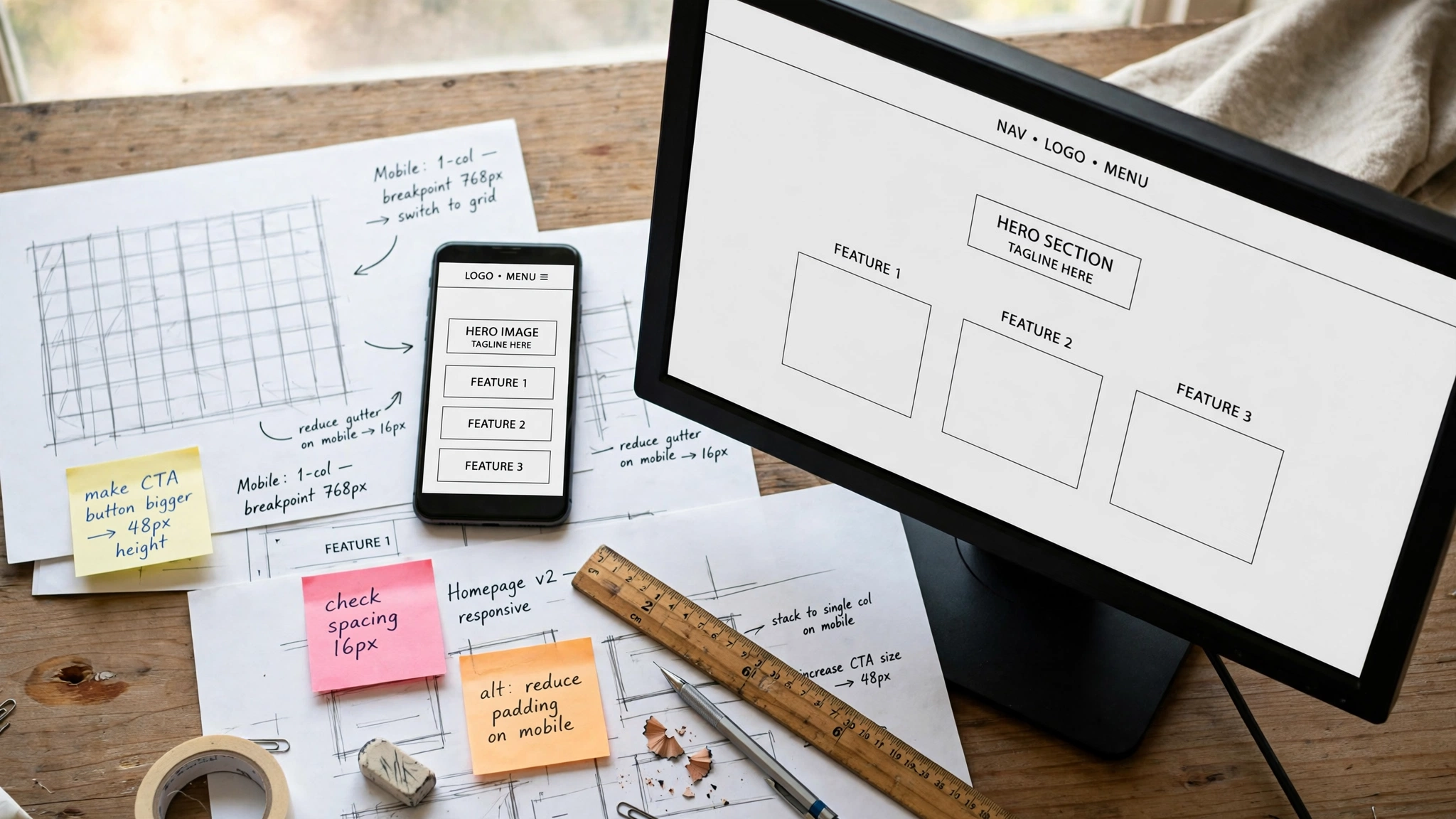 SEO friendly web design — fast mobile-first website